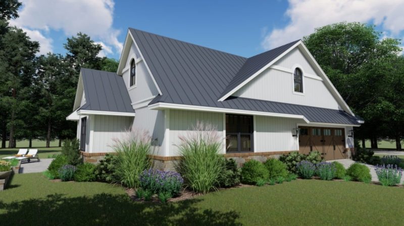 Spacious 1.5-Story house Plan with Modern CAD Designs