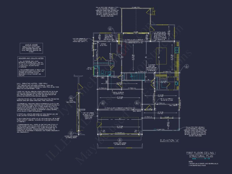 Spacious 2-Story house Floor Plan with CAD Designs