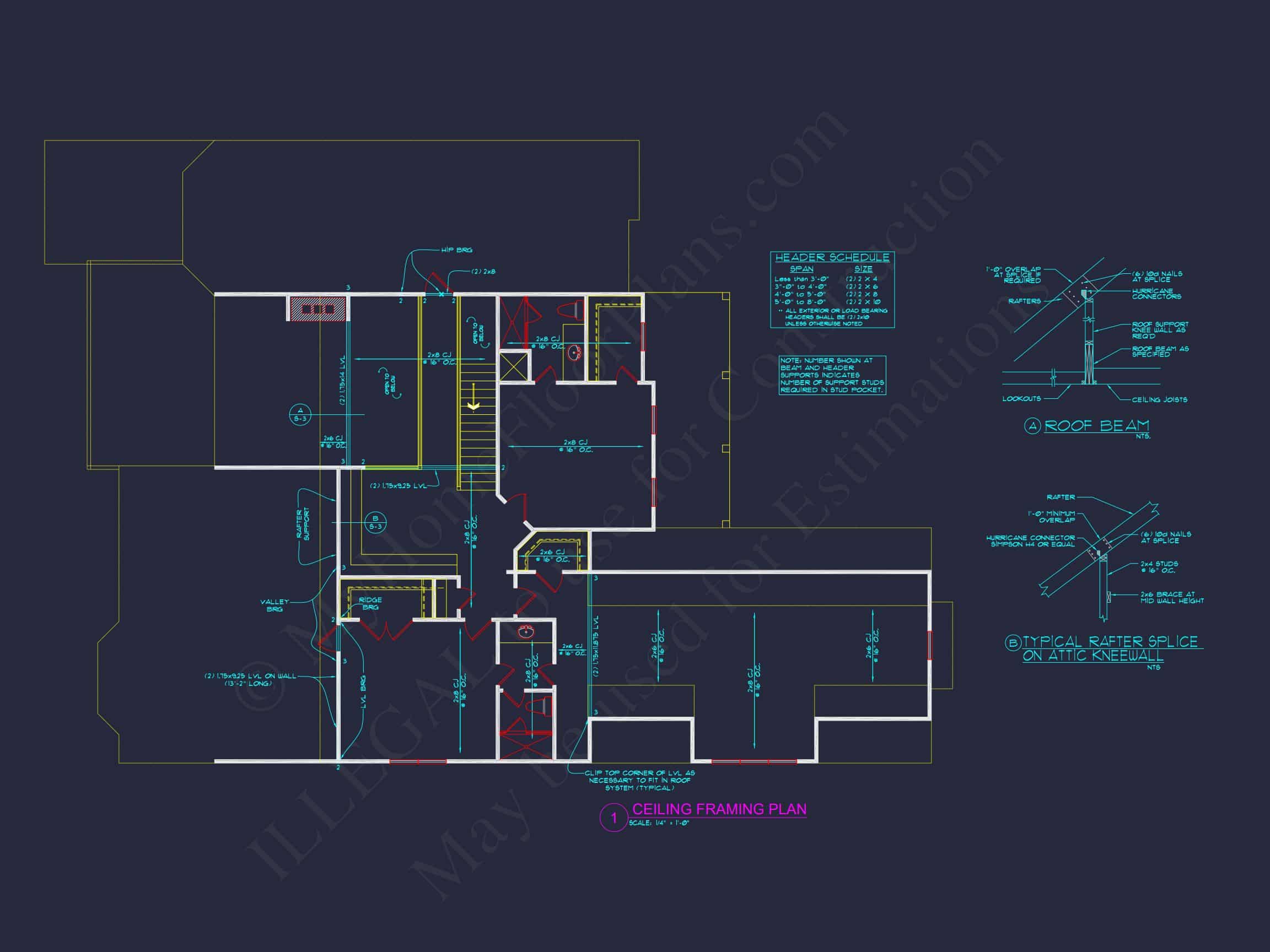 Spacious 2-Story house Plan: CAD-Ready Floor Plan Design