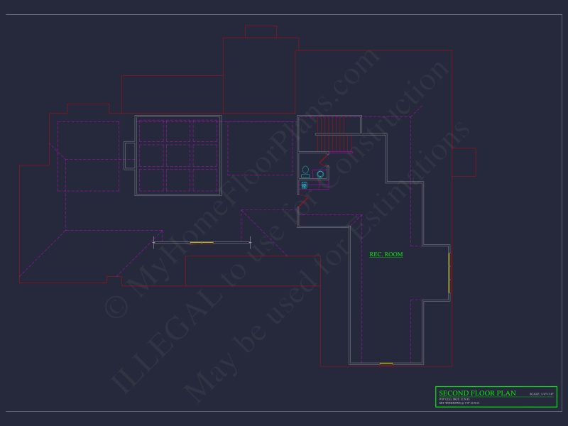 Spacious 2-Story house Plan with 3 Bedrooms and 3-Car Garage