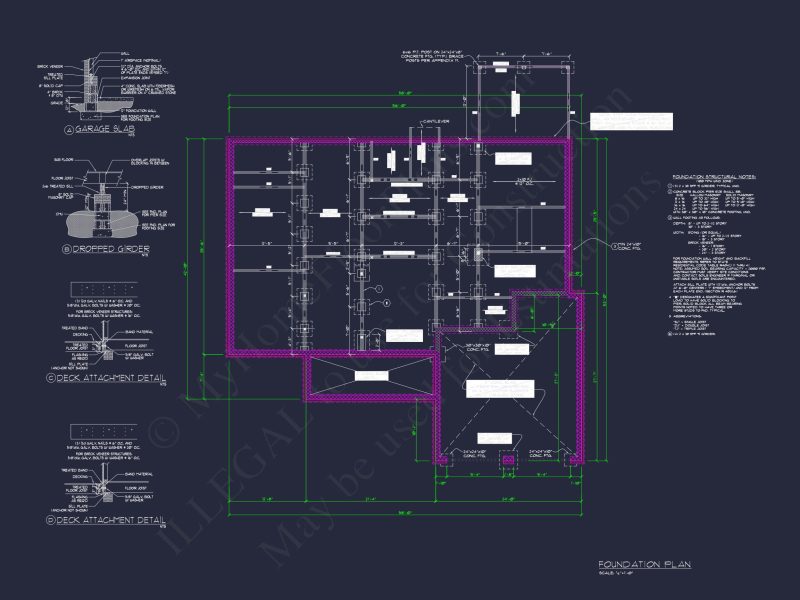 Spacious 2-Story house Plan with 4 Bedrooms, Garage & CAD Designs