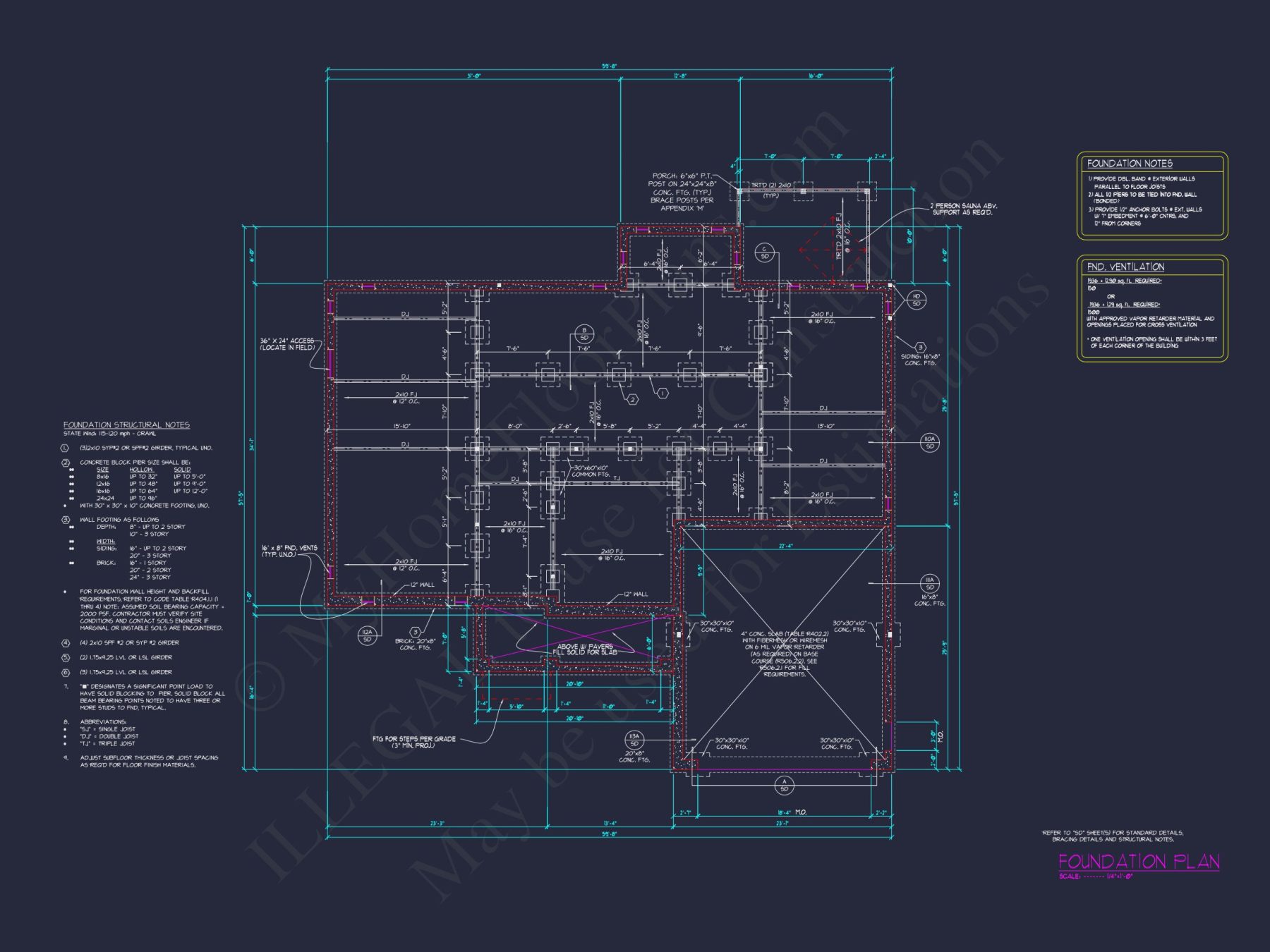 Spacious 2-Story house Plan with CAD Blueprint & Designs