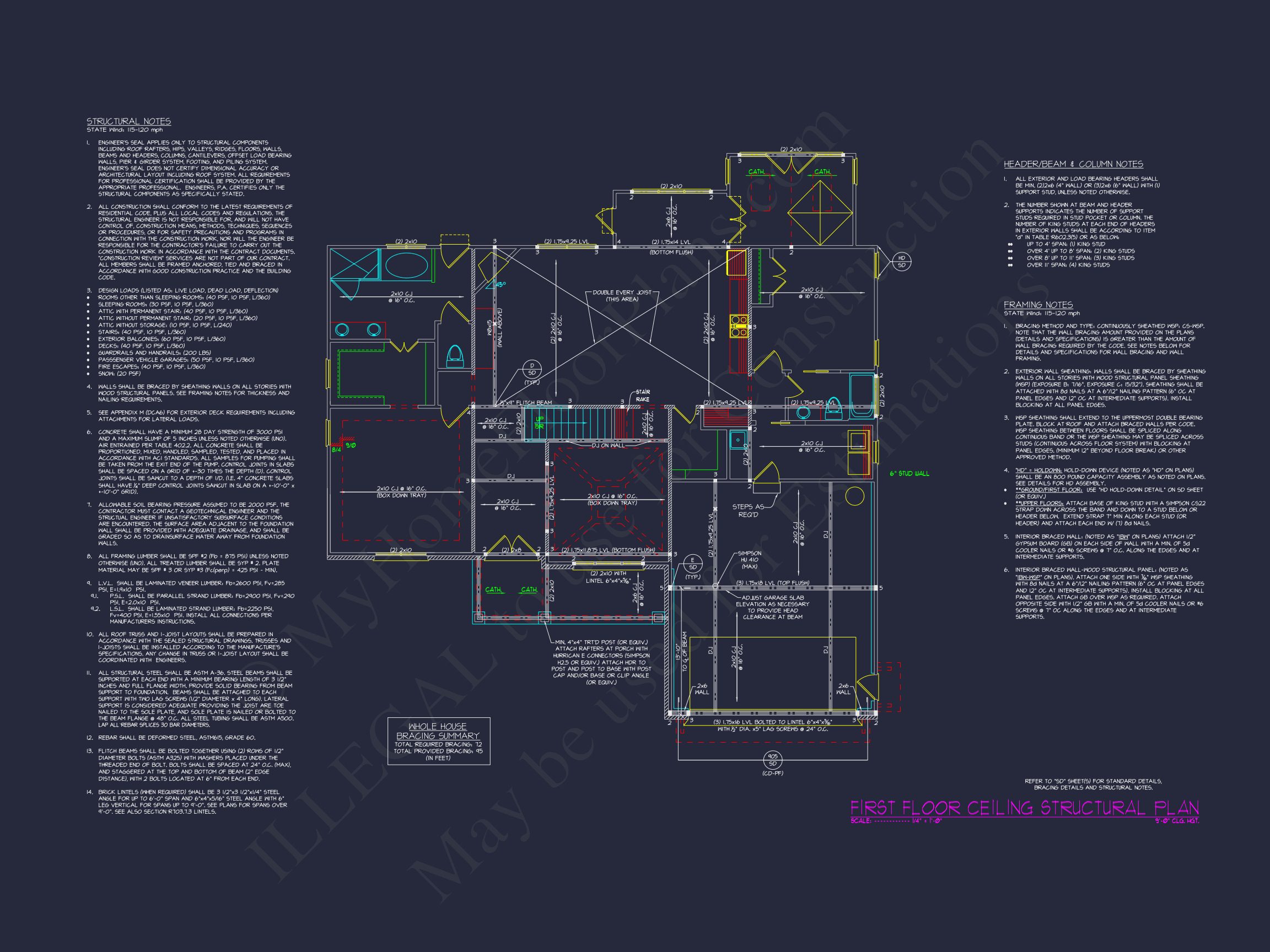 Spacious 2-Story house Plan with CAD Blueprint & Designs