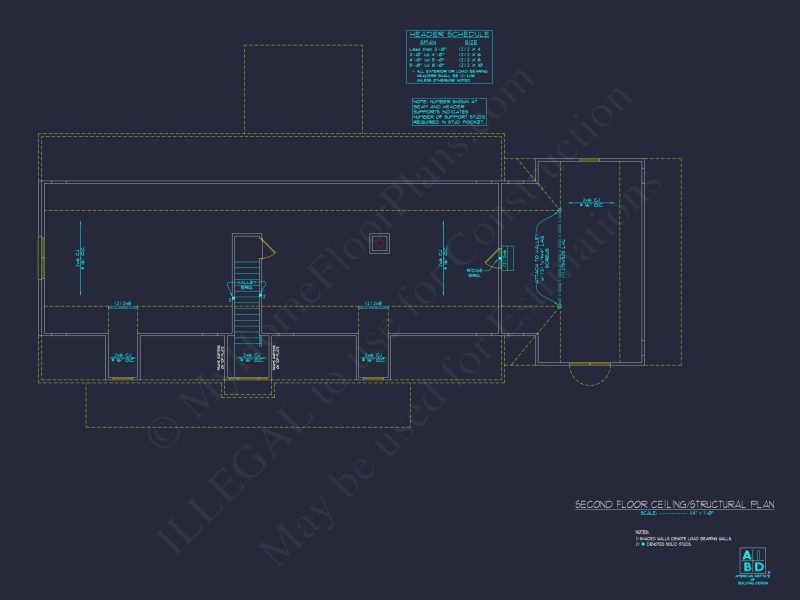Spacious 2-Story house Plan with CAD Designs & Blueprints