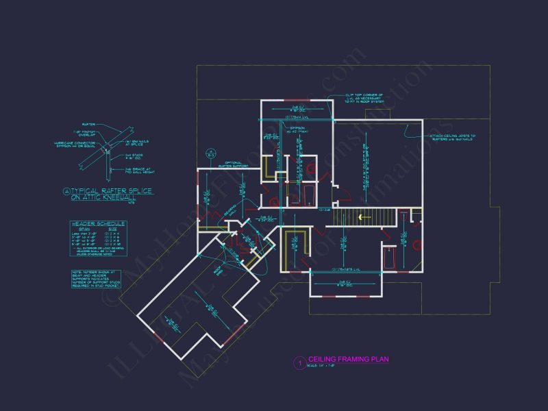 Spacious 2-Story house Plan with CAD Designs and 4 Elevations