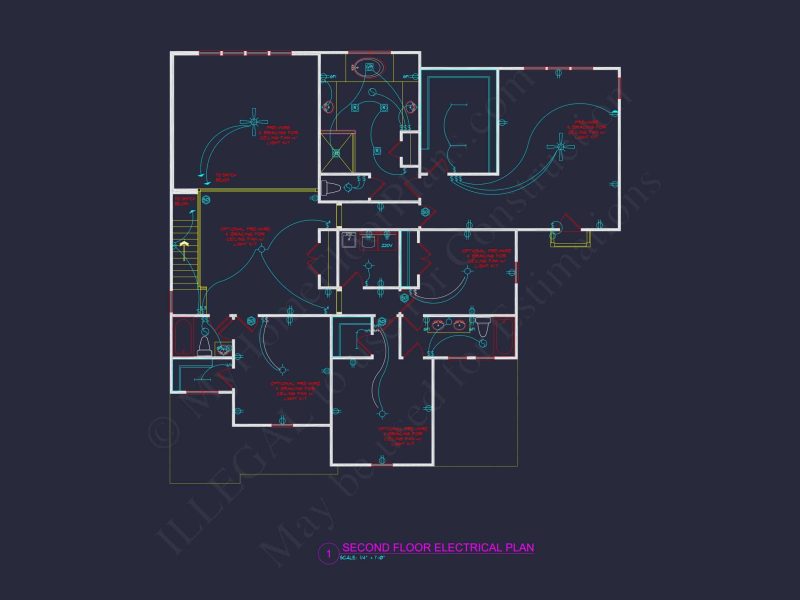 Spacious 2-Story house Plan with CAD Designs and Blueprints