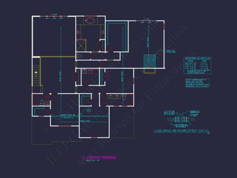 Spacious 2-Story house Plan with CAD Designs and Blueprints