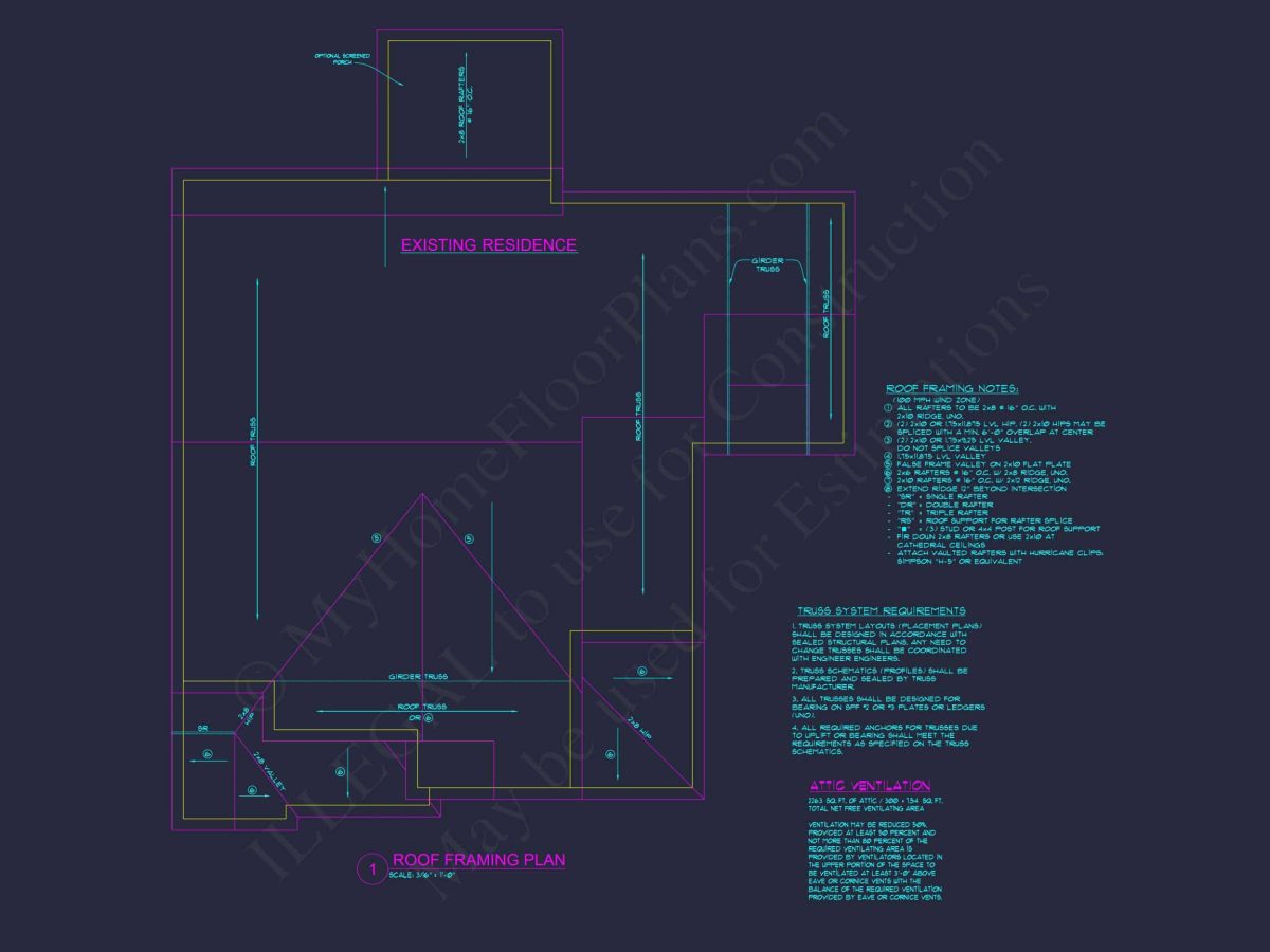 Spacious 2-Story house Plan with CAD Designs and Blueprints