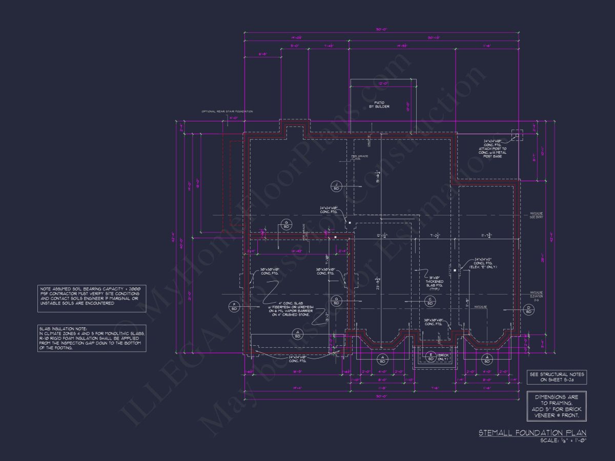 Spacious 2-Story house Plan with CAD Designs and Floor Blueprints