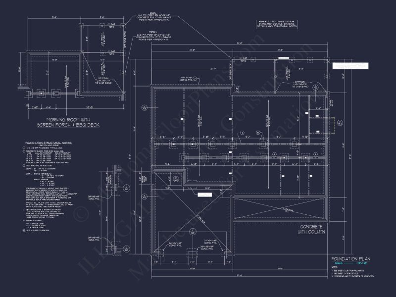 Spacious 2-Story house Plan with Custom Features and CAD Designs