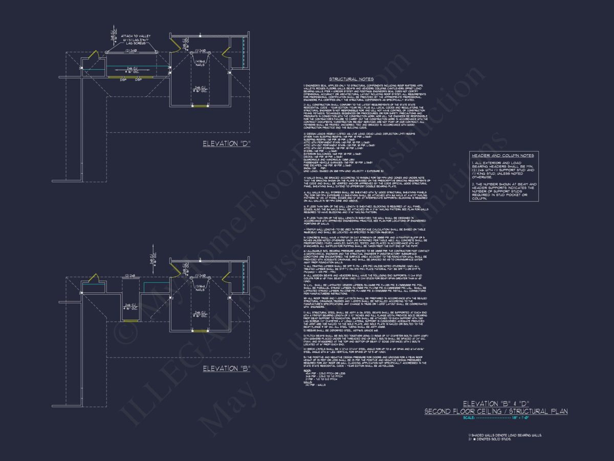 Spacious 2-Story house Plan with Custom Features and CAD Designs