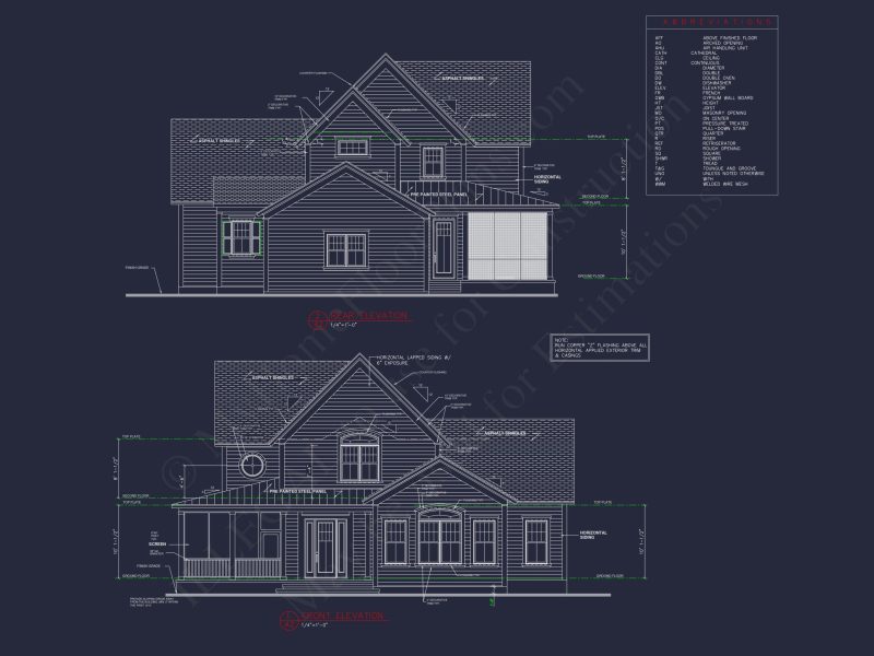 Spacious 2-Story house Plan with Modern Architectural Designs