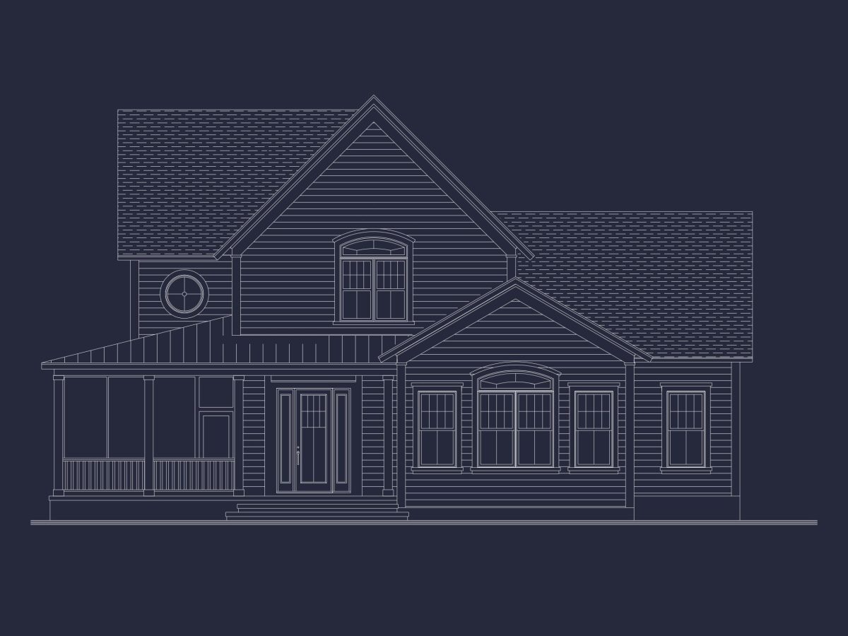 Spacious 2-Story house Plan with Modern Architectural Designs