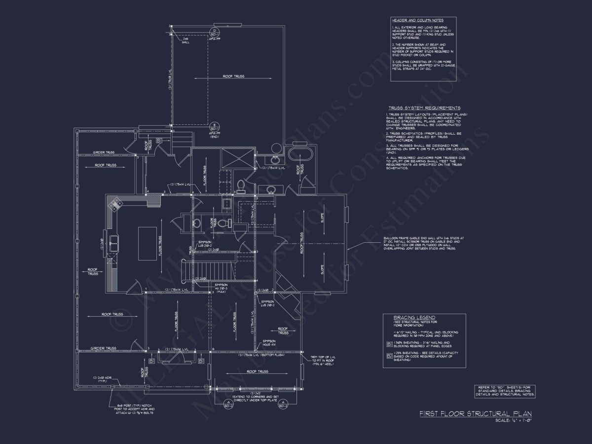Spacious 2-Story house Plan with Modern Architectural Designs