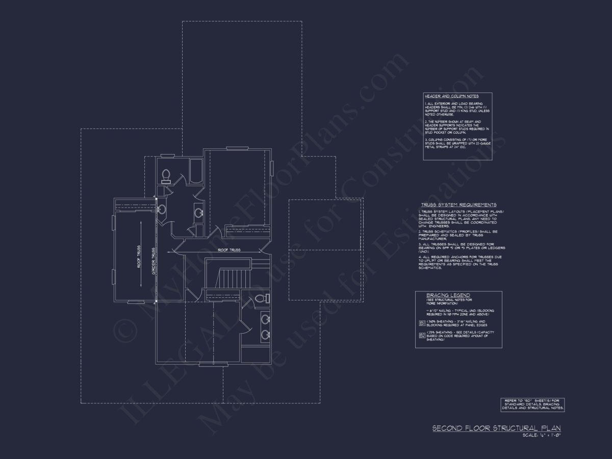 Spacious 2-Story house Plan with Modern Architectural Designs