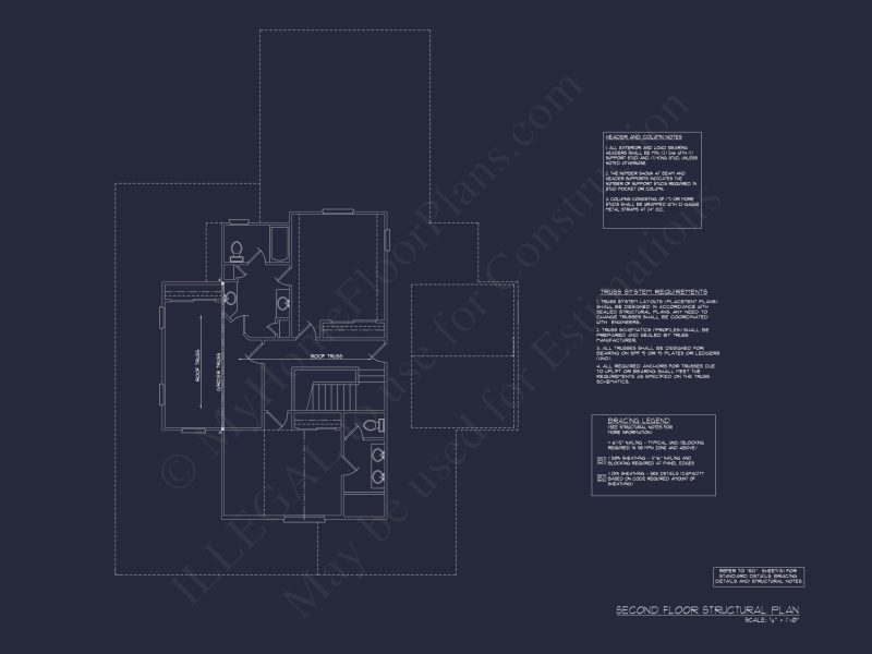 Spacious 2-Story house Plan with Modern Architectural Designs