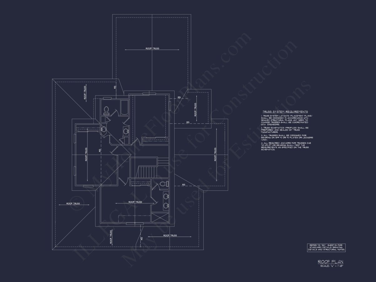 Spacious 2-Story house Plan with Modern Architectural Designs