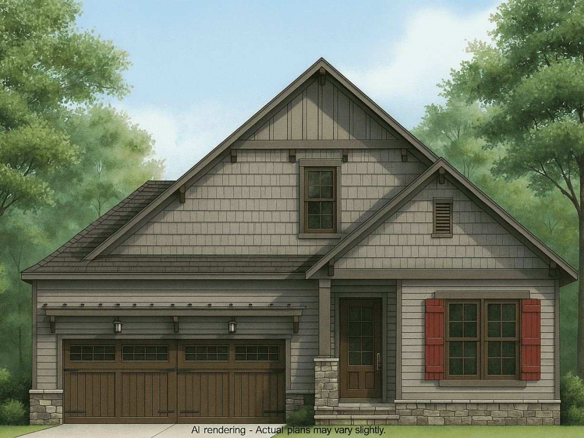 Spacious 2-Story House Plan with Craftsman Design