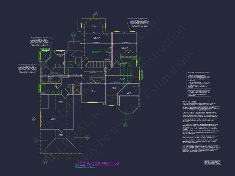 Spacious 2.5-Story house Floor Plan with Modern CAD Designs