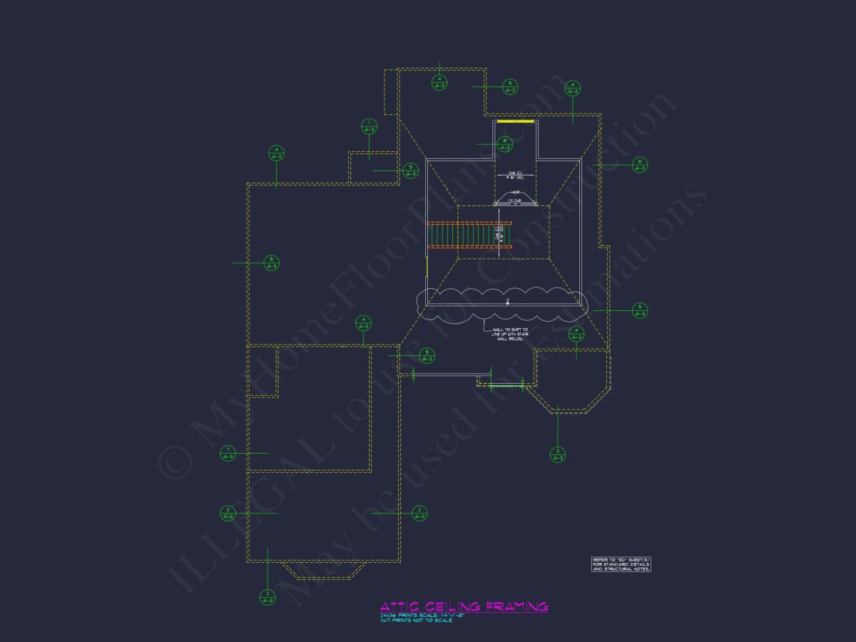 Spacious 2.5-Story house Floor Plan with Modern CAD Designs