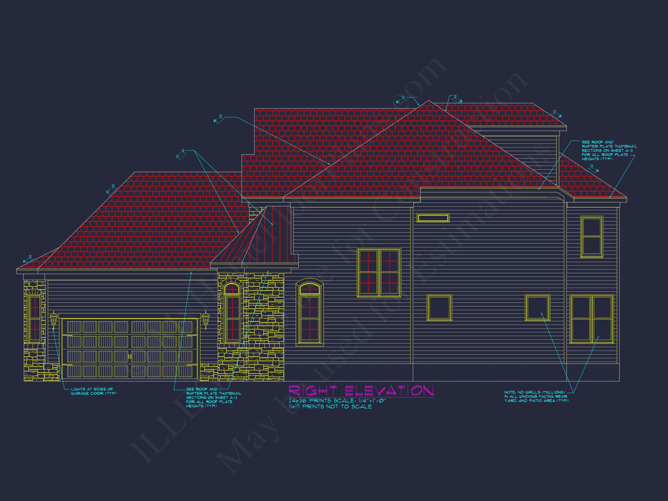 Spacious 2.5-Story Home Floor Plan with Modern CAD Designs