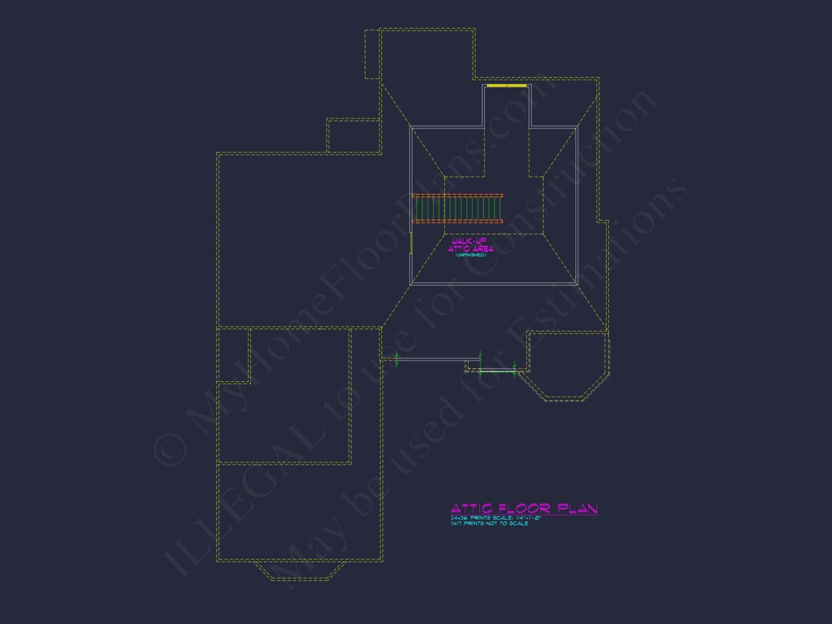 Spacious 2.5-Story house Floor Plan with Modern CAD Designs