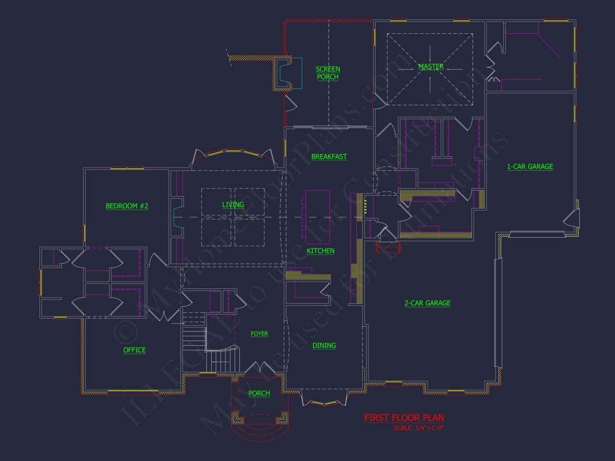 Spacious 3-Bedroom house Plan with CAD Designs & Floor Blueprint