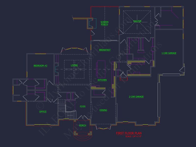 Spacious 3-Bedroom house Plan with CAD Designs & Floor Blueprint