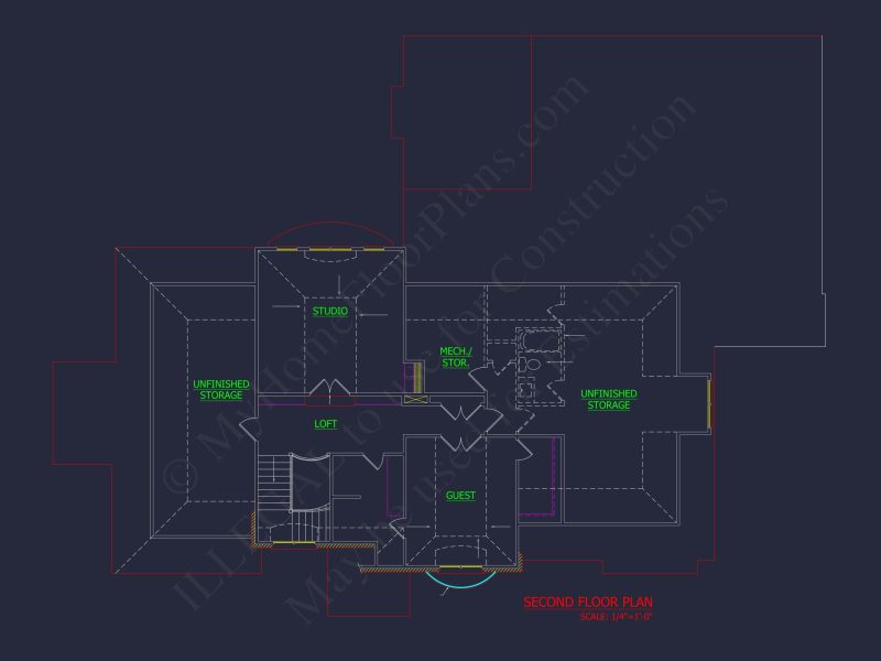 Spacious 3-Bedroom house Plan with CAD Designs & Floor Blueprint