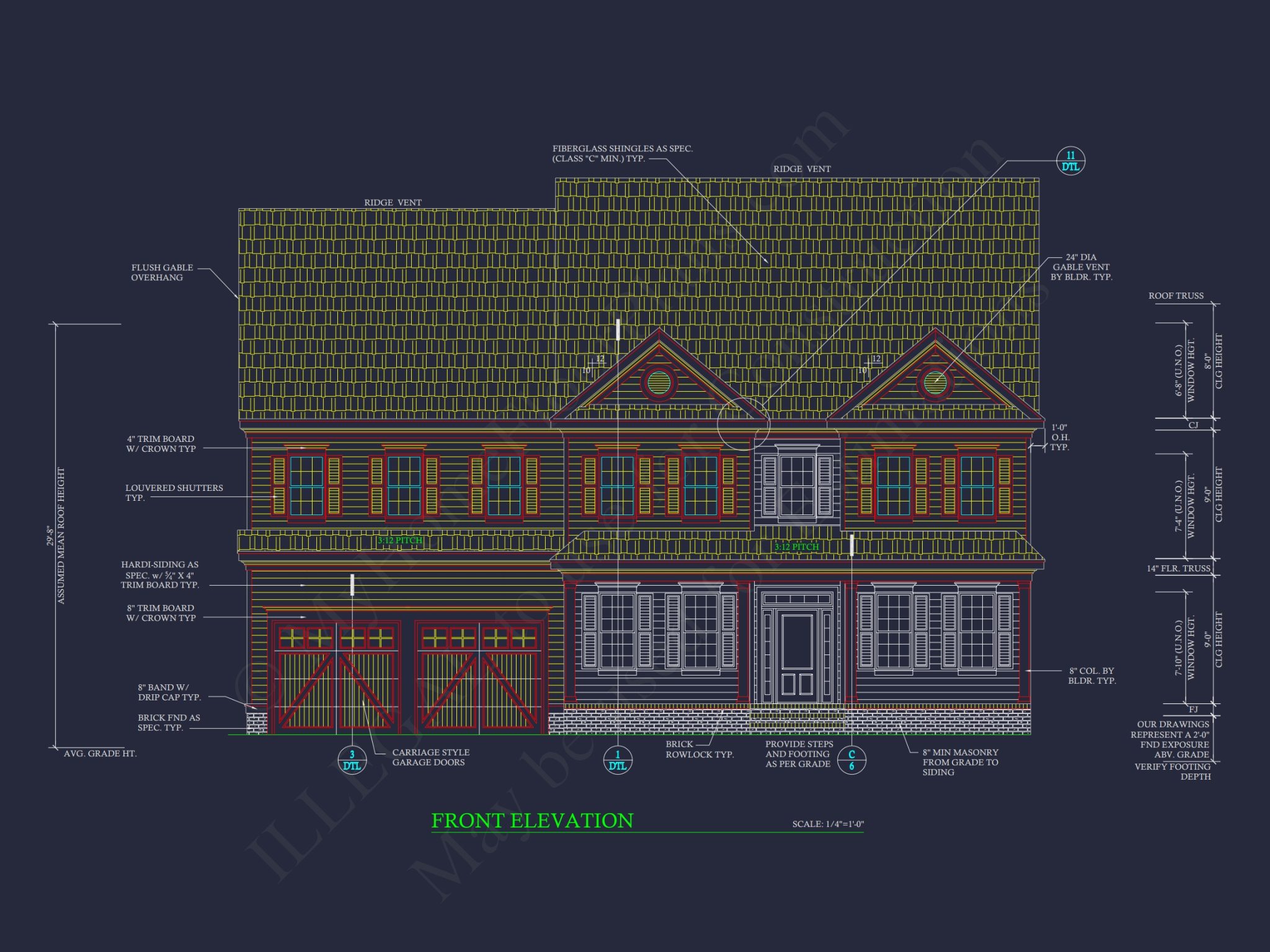 Spacious 3-Story house Plan with 4 Bedrooms and CAD Designs