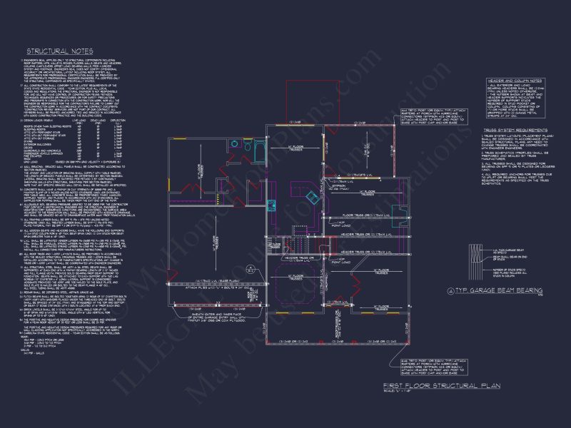 Spacious 3-Story house Plan with 4 Bedrooms and CAD Designs