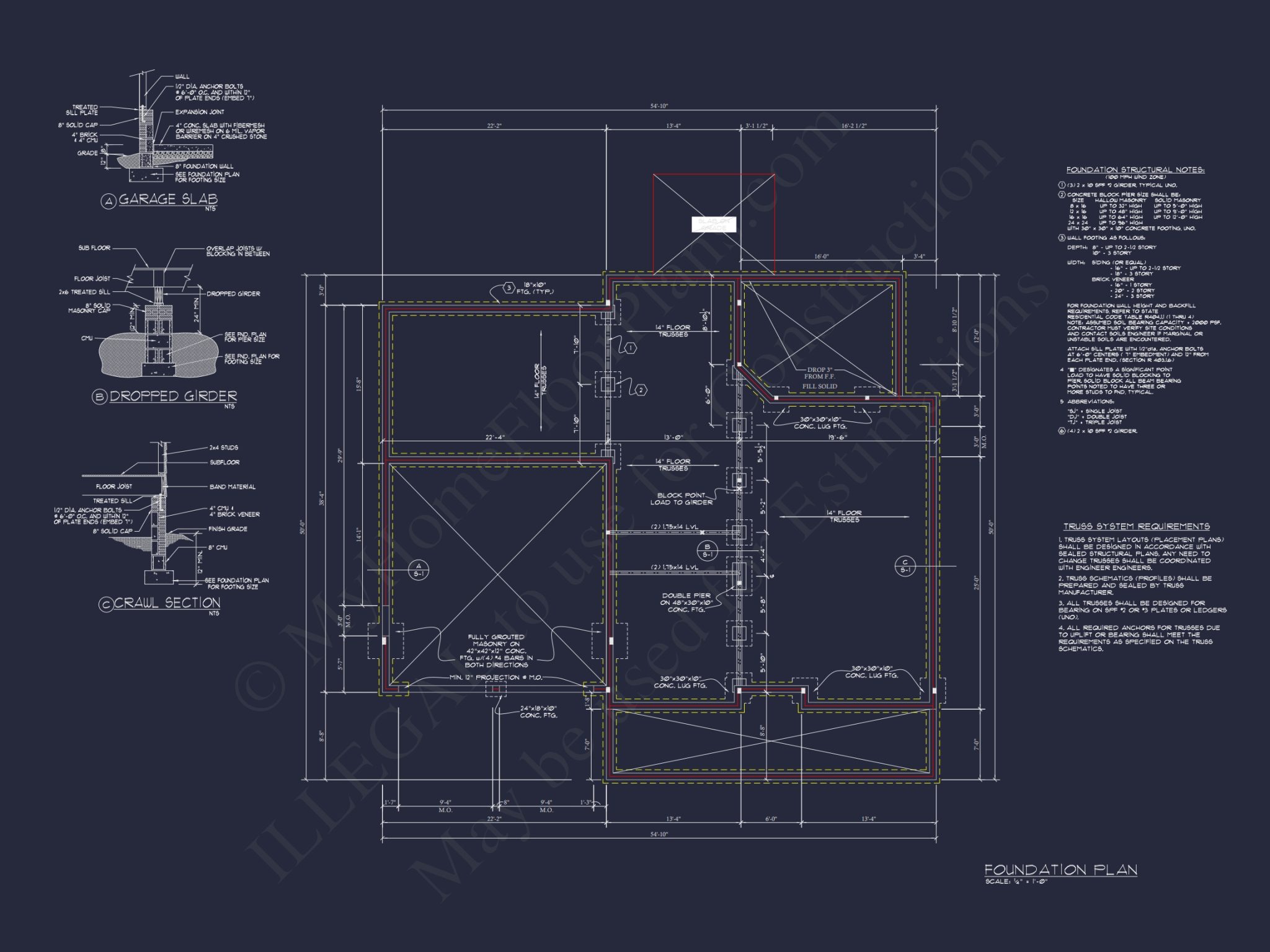 Spacious 3-Story house Plan with 4 Bedrooms and CAD Designs