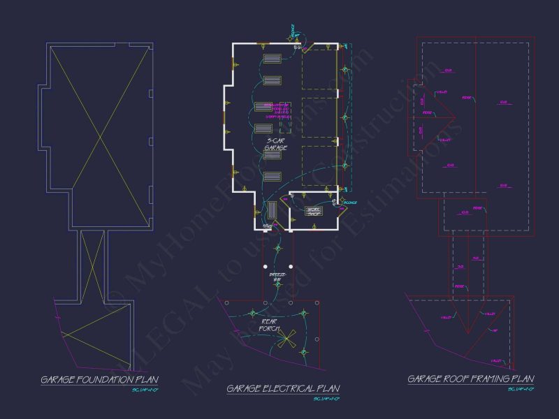Spacious 3-Story house Plan with CAD Designs and Brick Exterior