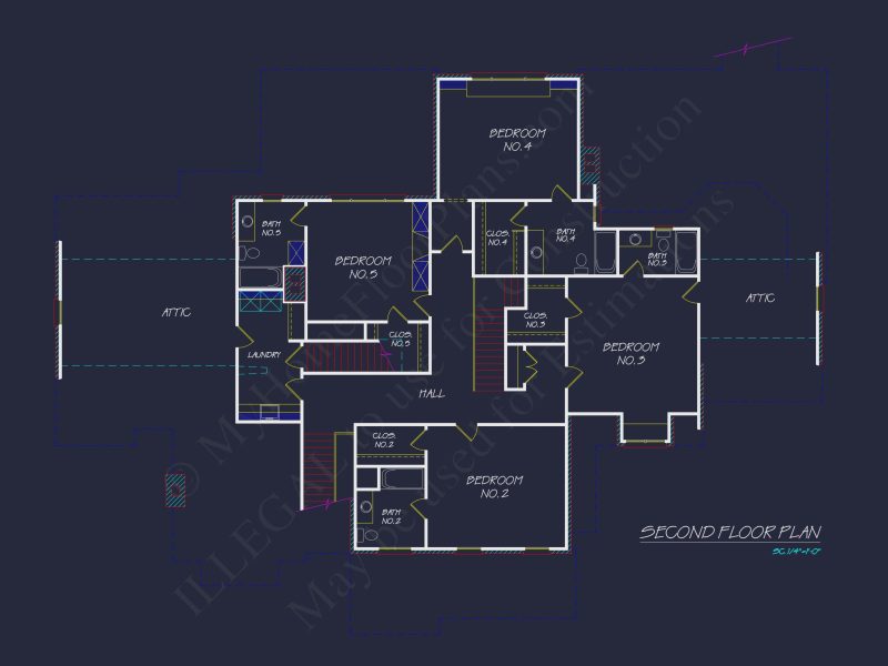 Spacious 3-Story house Plan with CAD Designs and Brick Exterior