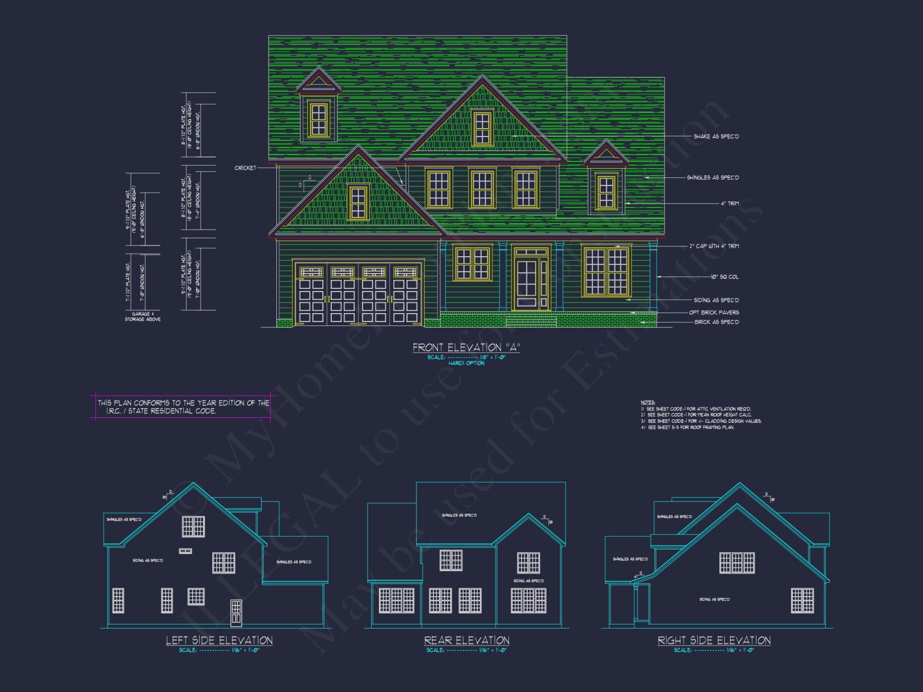 Floor Plan Blueprint in CAD