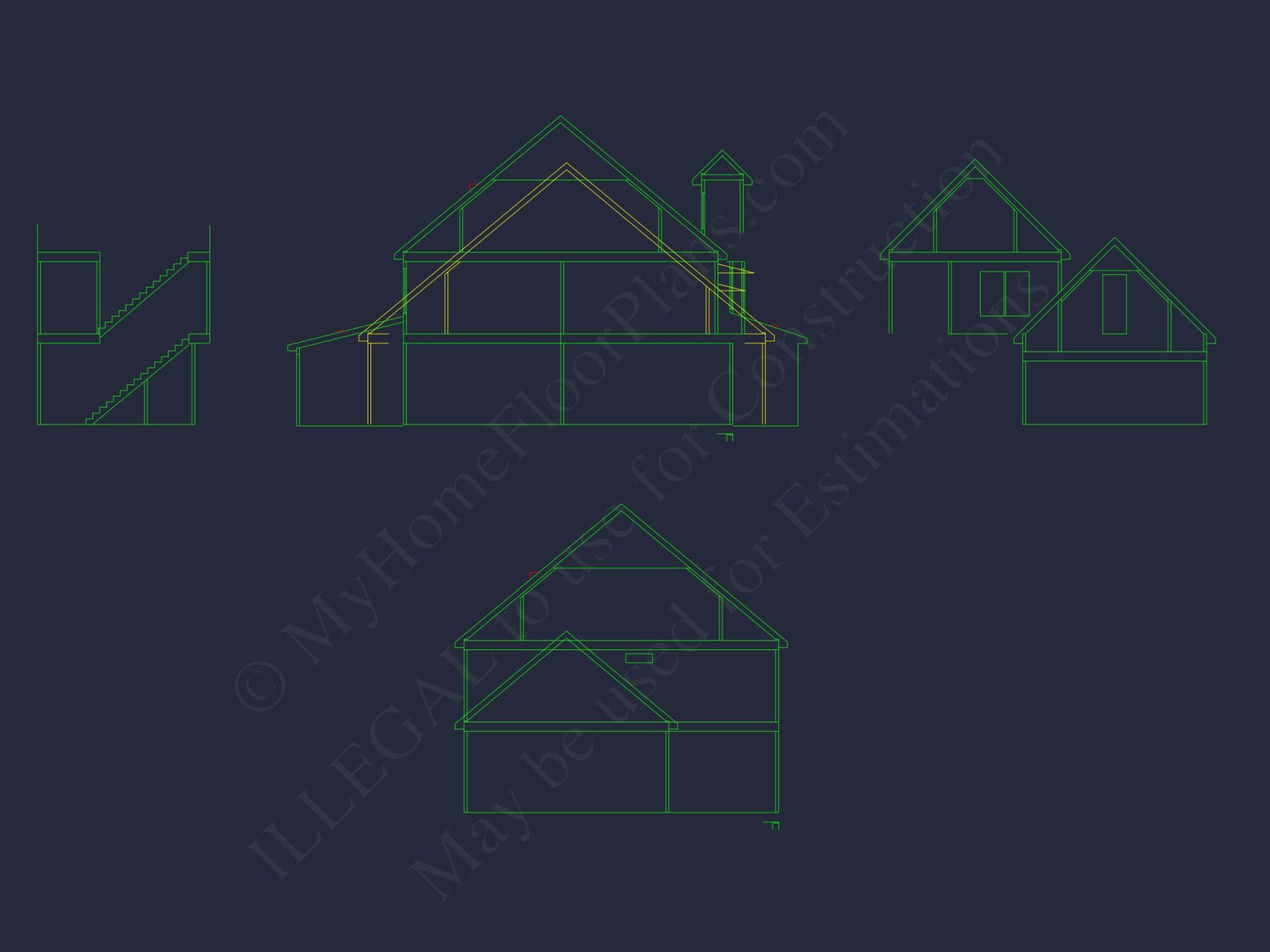 Floor Plan Blueprint in CAD