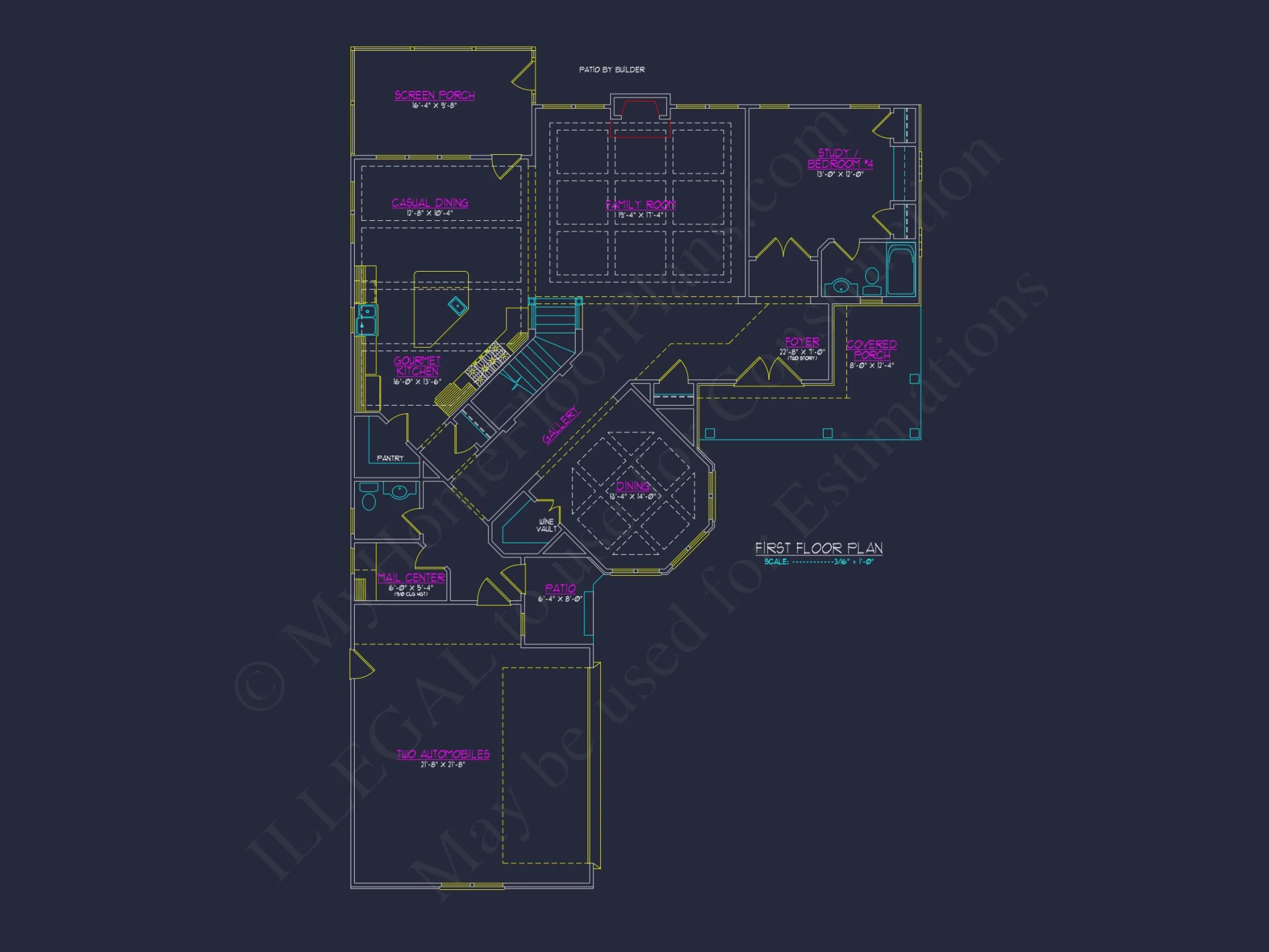 Spacious 4-Bedroom house Plan with 2-Story Traditional Design