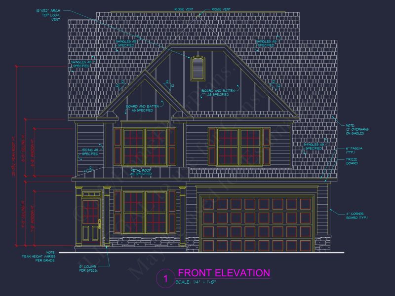 Spacious 4-Bedroom house Plan with CAD Blueprint Designs