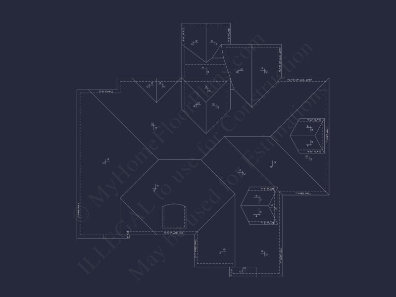 Spacious 4-Bedroom house Plan with CAD Designs & Blueprint