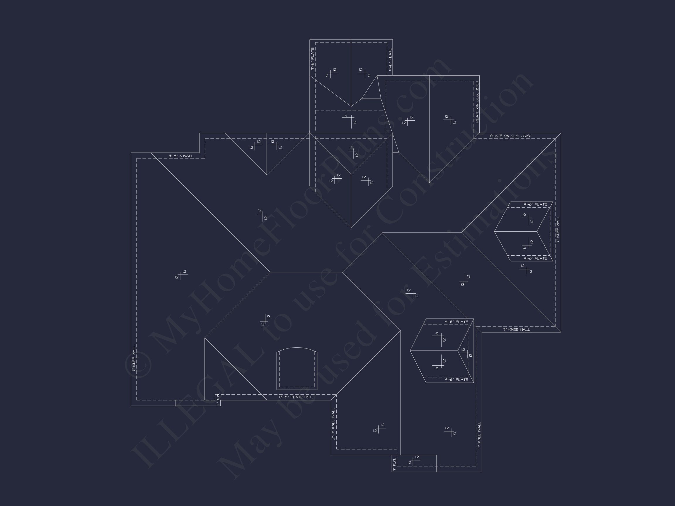 Spacious 4-Bedroom house Plan with CAD Designs & Blueprint