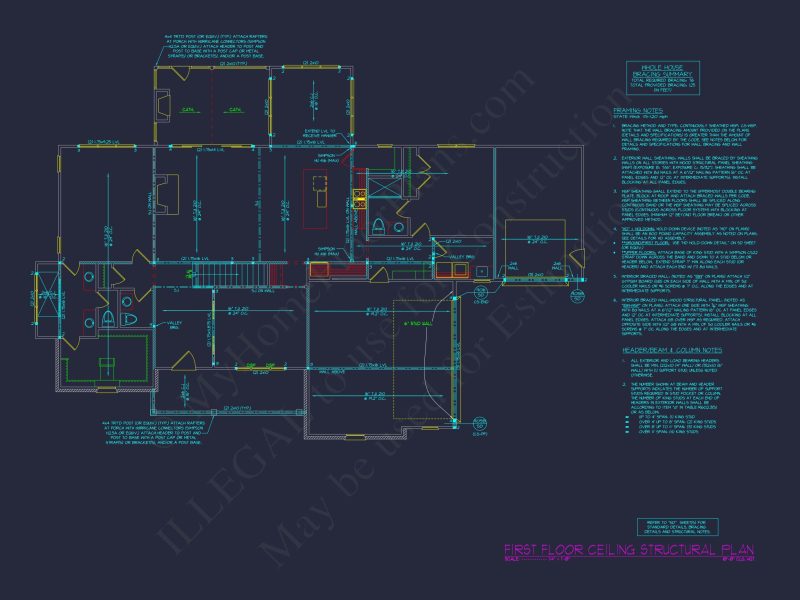 Spacious 4-Bedroom house Plan with Floor Plans and CAD Designs