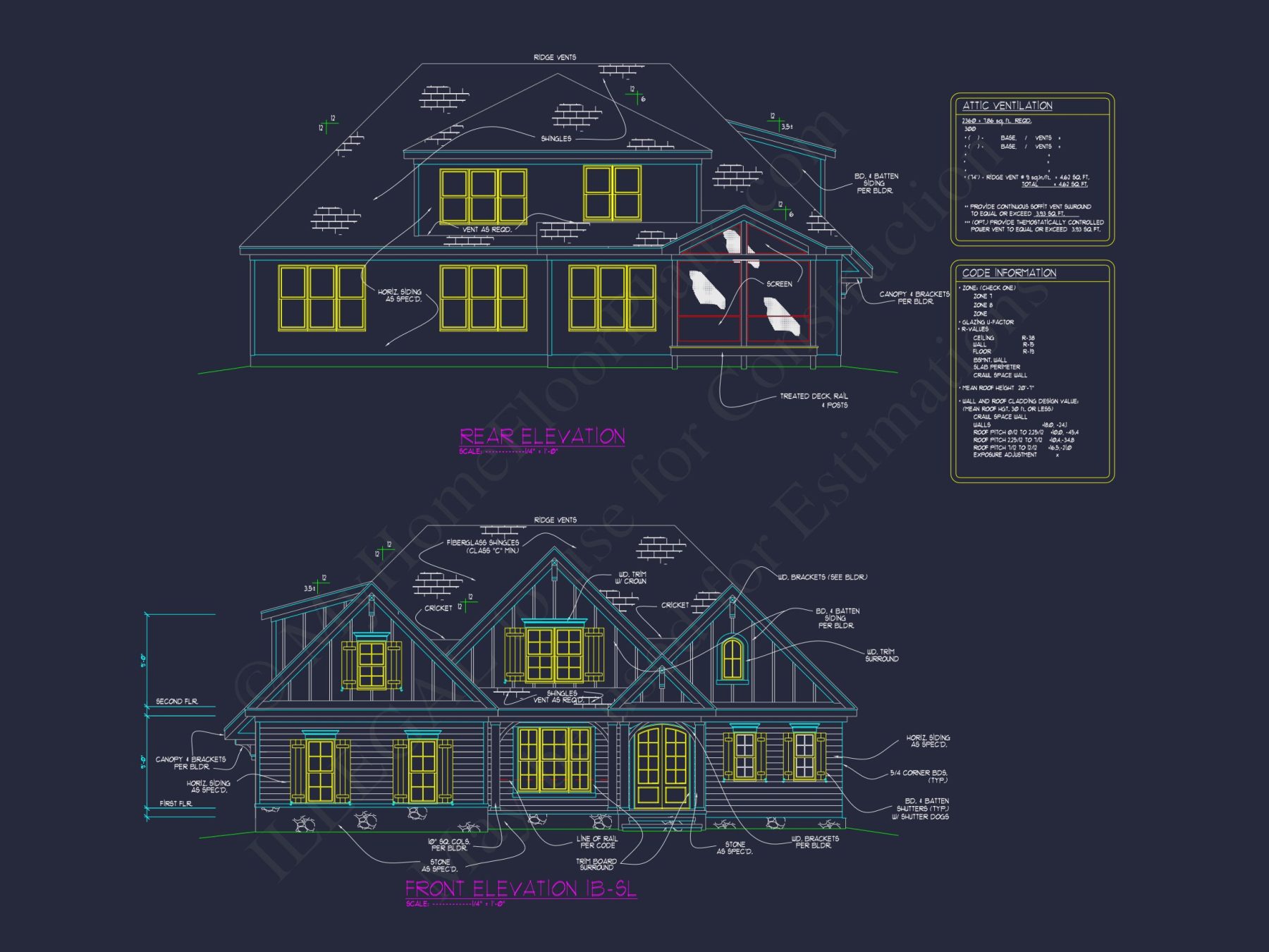 Spacious 4-Bedroom house Plan with Stunning Architectural Designs