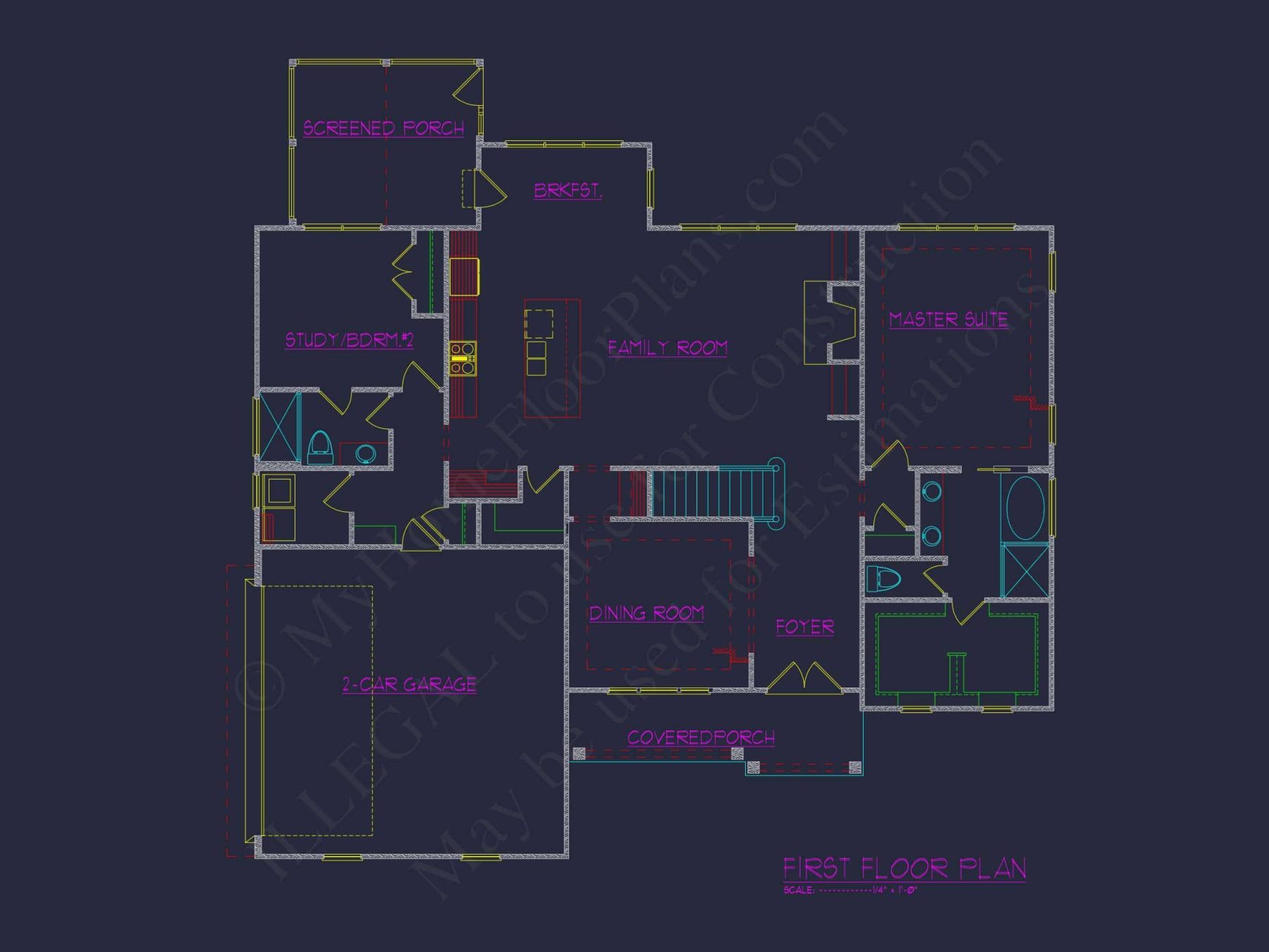 Spacious 4-Bedroom house Plan with Stunning Architectural Designs
