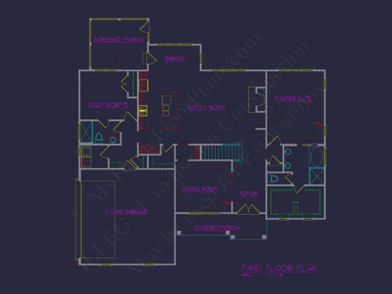 Spacious 4-Bedroom house Plan with Stunning Architectural Designs