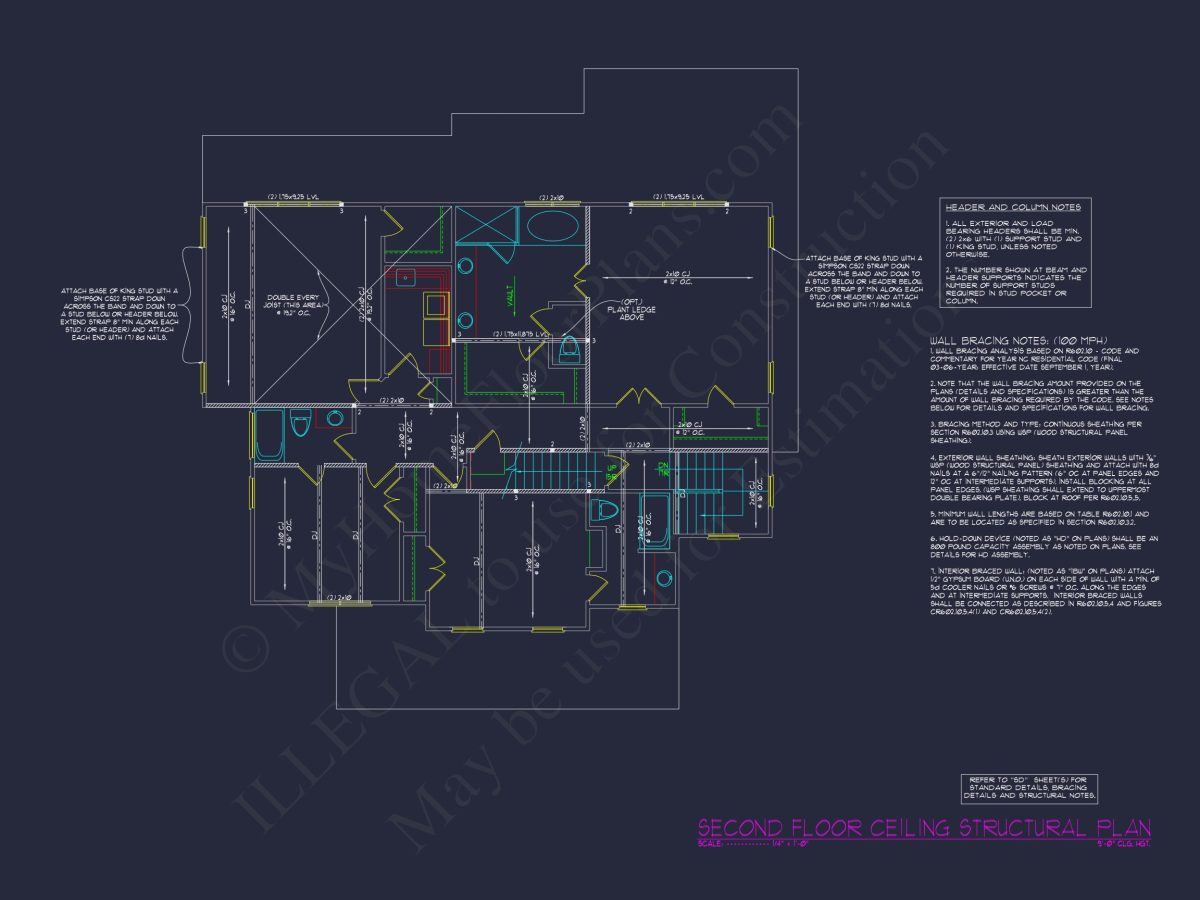 Spacious 4-Bedroom house Plan with Stunning Blueprint Designs