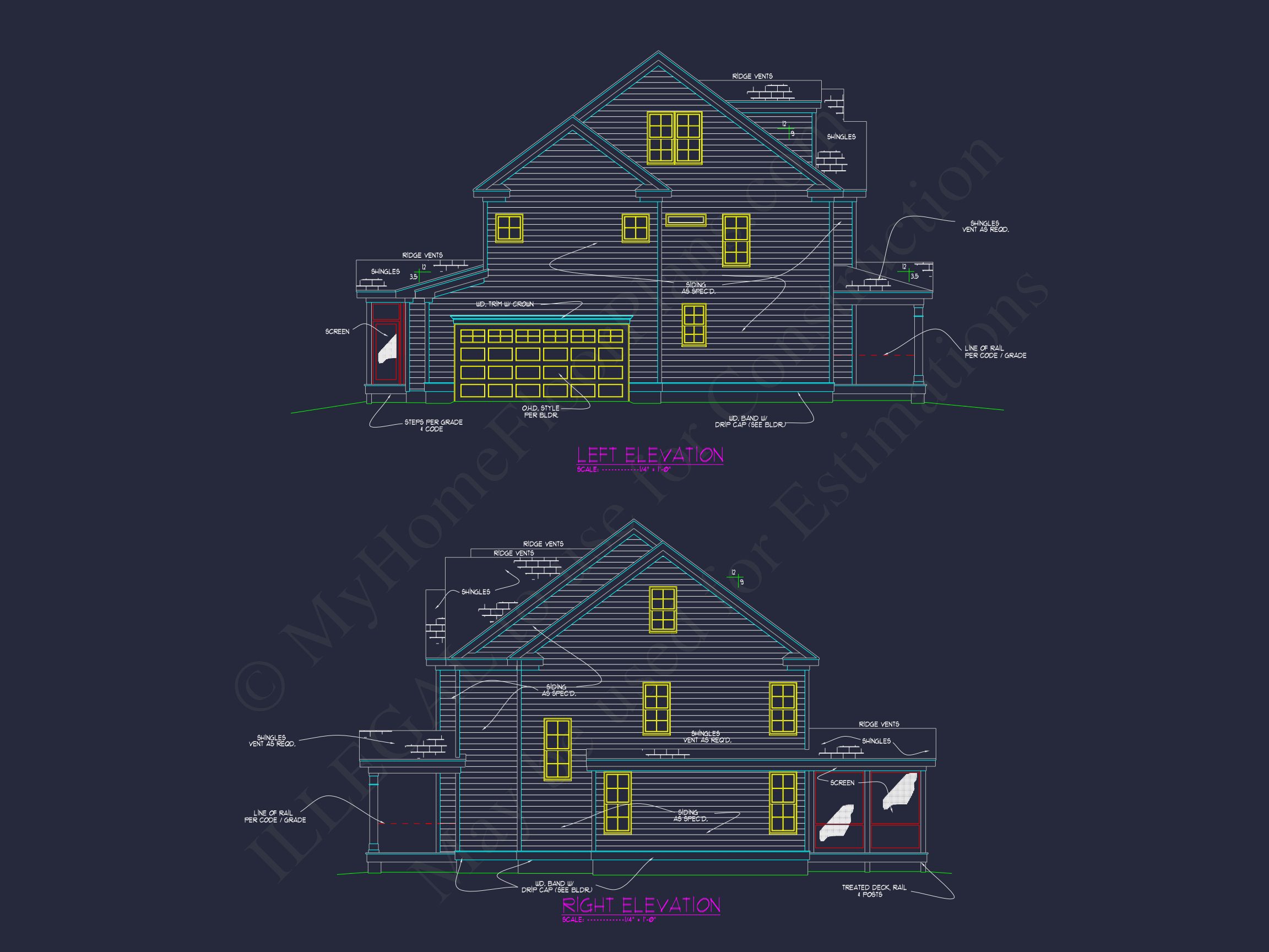 Spacious 4-Bedroom house Plan with Stunning Blueprint Designs