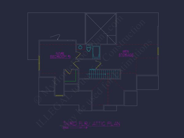 Spacious 4-Bedroom house Plan with Stunning Blueprint Designs