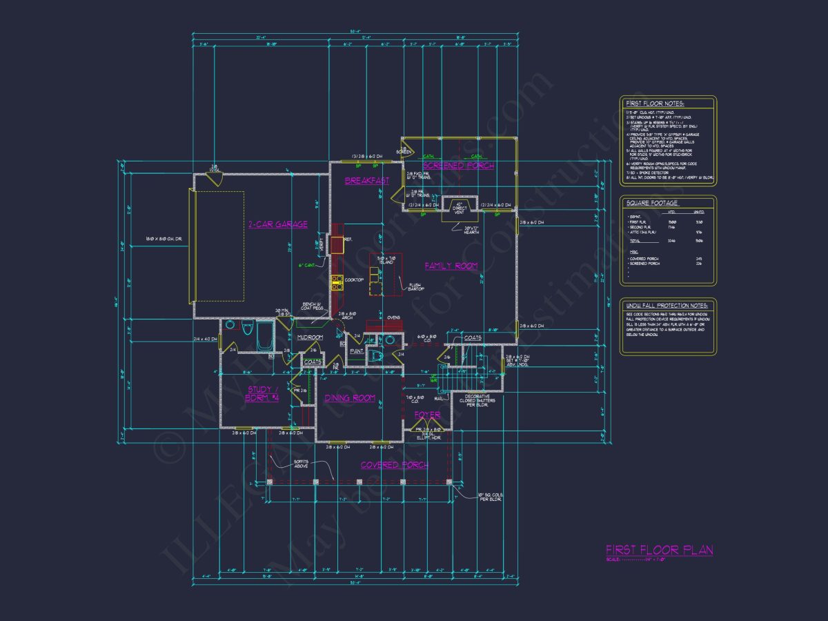 Spacious 4-Bedroom house Plan with Stunning Blueprint Designs