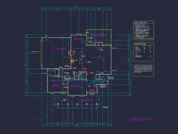 Spacious 4-Bedroom house Plan with Stunning Blueprint Designs
