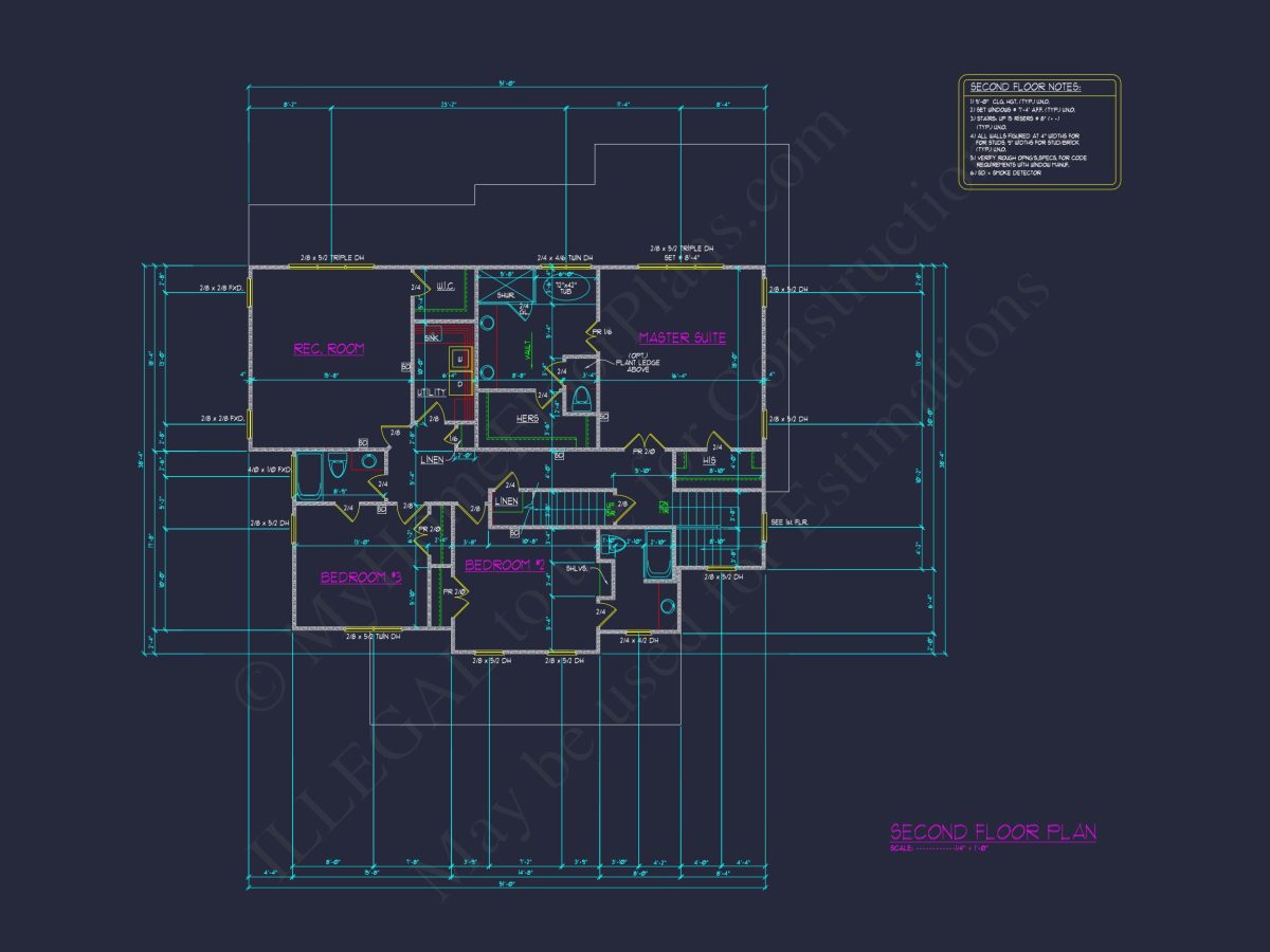 Spacious 4-Bedroom house Plan with Stunning Blueprint Designs